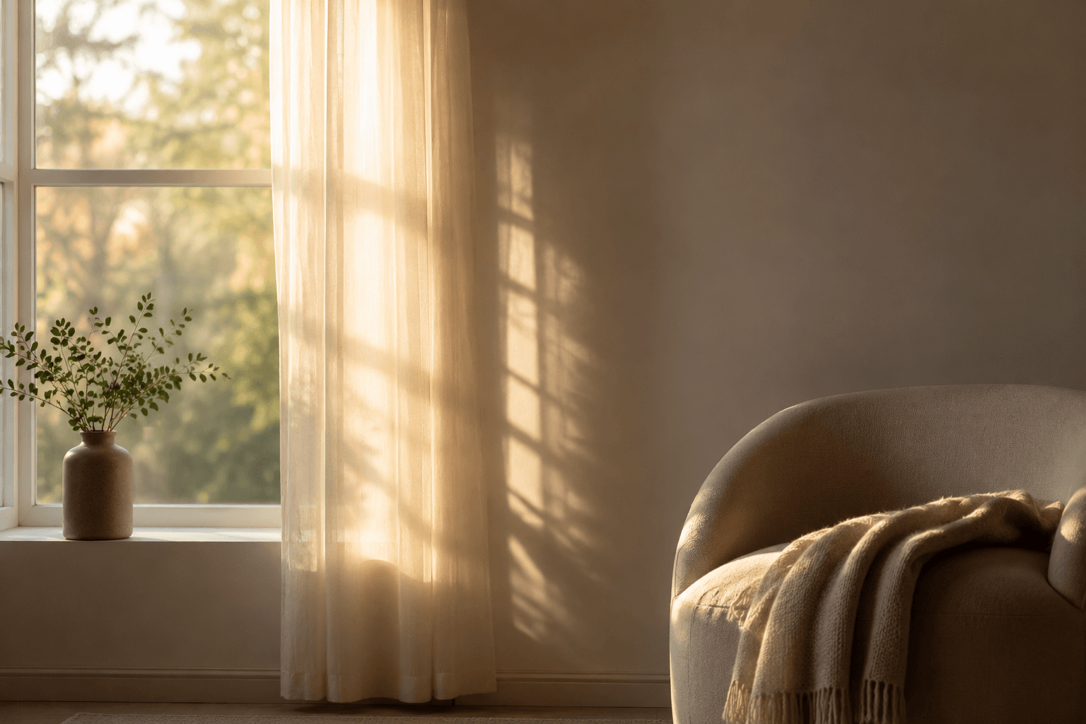 a quiet containing room